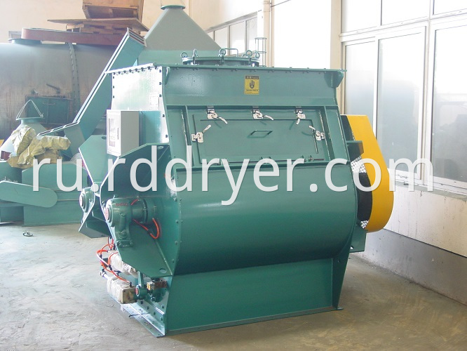 Double Shaft Paddle Stainless Steel Mixer with Super Mixing Speed